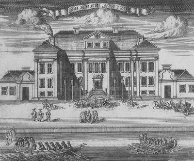 St. Petersburg. View of the Winter Palace of Peter I by Alexei Fyodorovich Zubov